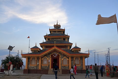 The striking architecture of Surkanda Devi Temple